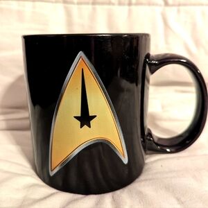 Star Trek Coffee Mug With Captain Kirk And Spock
